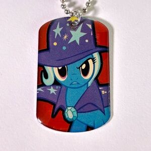 My Little Pony Series 1 Trixie Dog Tag + Chain (B9)
